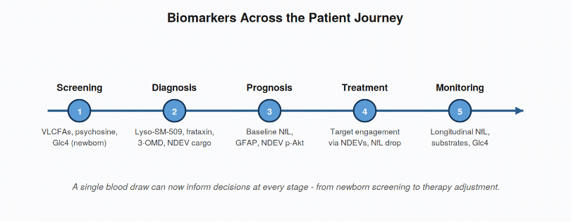 Biomarkers across the patient journey